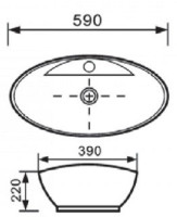 Умывальник Invena Feme CE-10-001