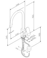 Смеситель Am.Pm Like F8012000 для кухонной мойки