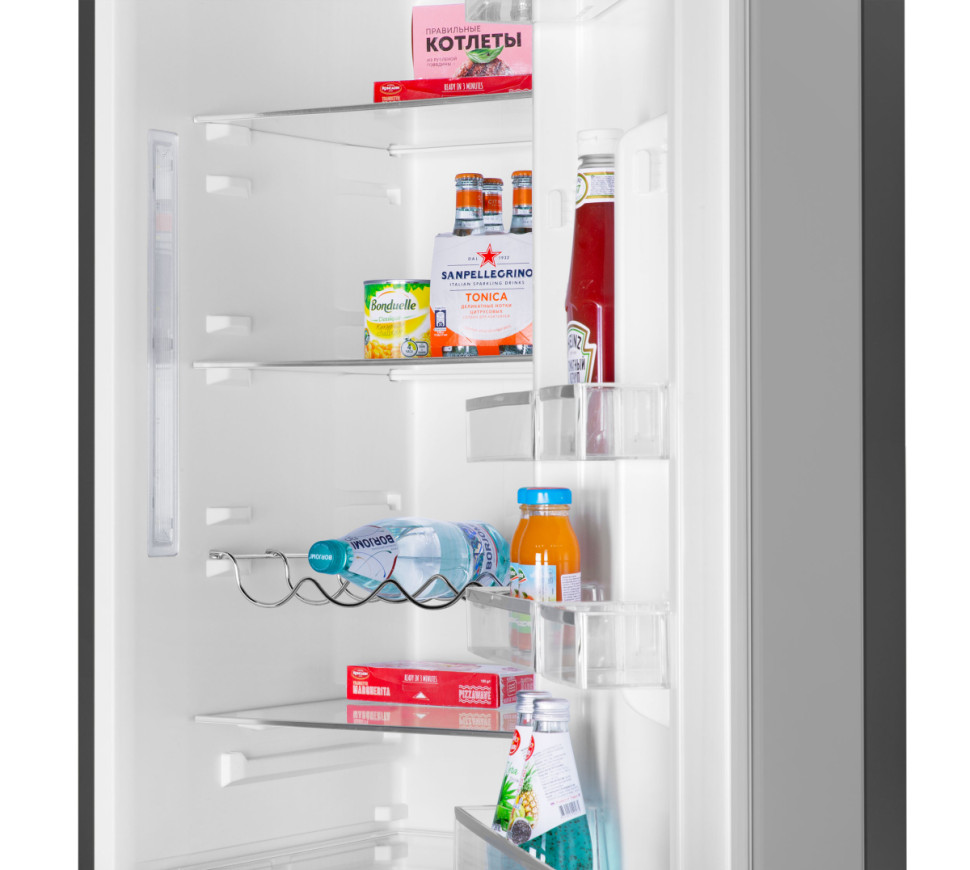 Холодильник с морозильником Maunfeld MFF185NFB Холодильник с морозильником Maunfeld MFF185NFB