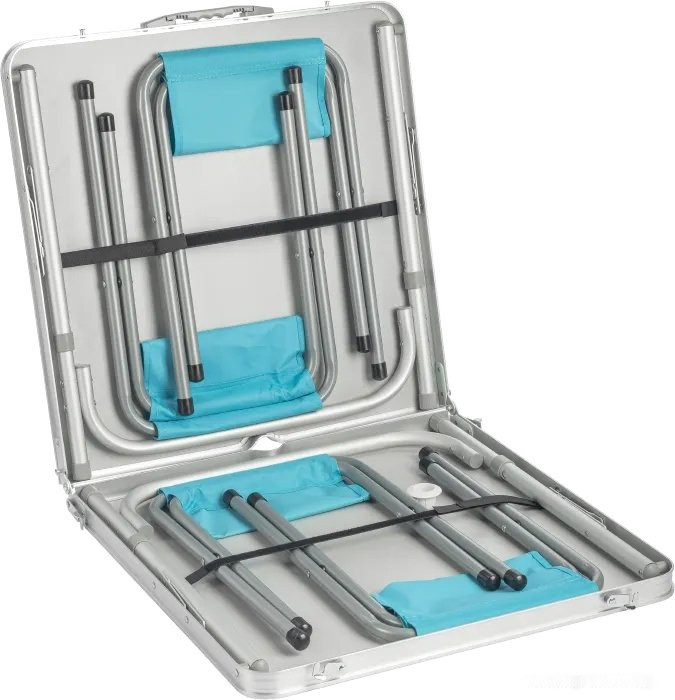 Стол со стульями Coyote HKTB-1002 (голубой) Стол со стульями Coyote HKTB-1002 (голубой)