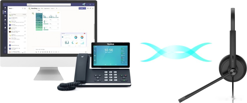 Наушники Yealink UH34 Dual UC Наушники Yealink UH34 Dual UC