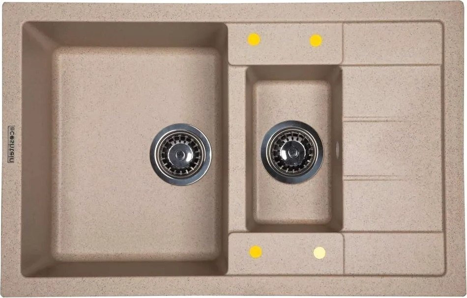 Кухонная мойка Ecoshtein Rechteck 781.5 (песочный)
