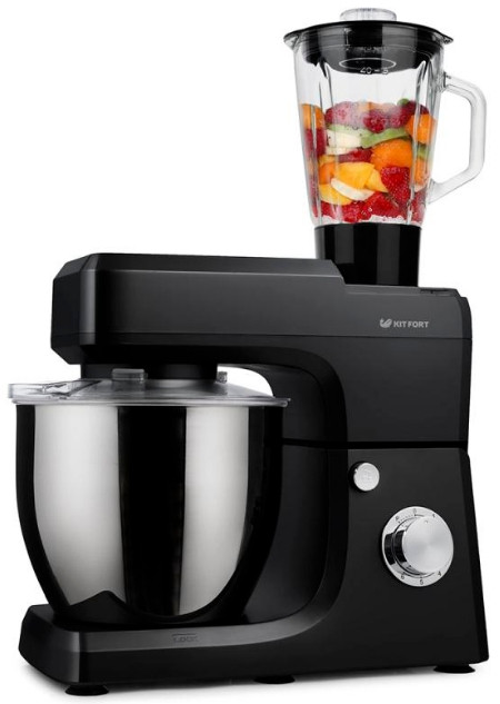 Кухонный комбайн Kitfort KT-1339-3 (Black)