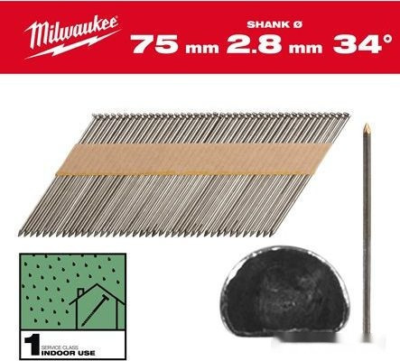 Гвозди для пистолета Milwaukee 4932492597 (2200 шт)