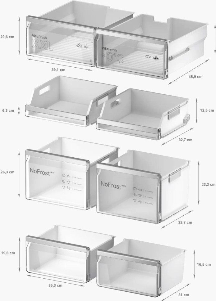 Четырёхдверный холодильник Bosch Serie 6 KFI96APEA