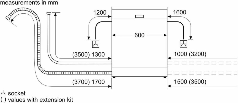 Посудомоечная машина Bosch Serie 2 SMS26AI00Q