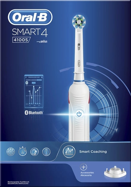 Электрическая зубная щетка Oral-B Smart 4100 Sensitive Электрическая зубная щетка Oral-B Smart 4100 Sensitive