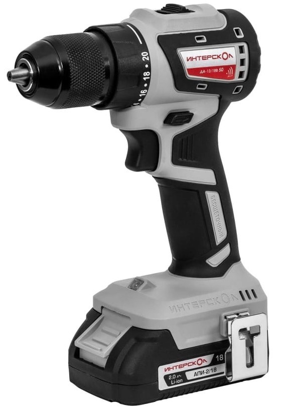 Аккумуляторная дрель-шуруповерт Интерскол ДА-13/18В 50 (776.2.2.70)