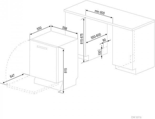 Посудомоечная машина Zigmund & Shtain DW 307.6 Посудомоечная машина Zigmund & Shtain DW 307.6