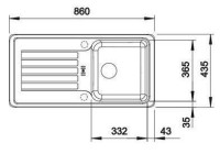 Кухонная мойка Blanco FAVOS mini жасмин