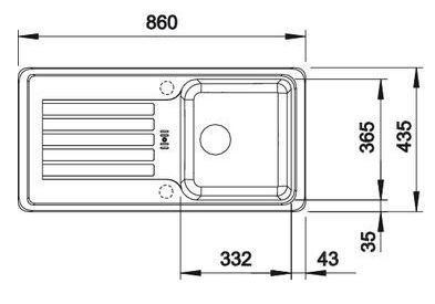 Кухонная мойка Blanco FAVOS mini жасмин
