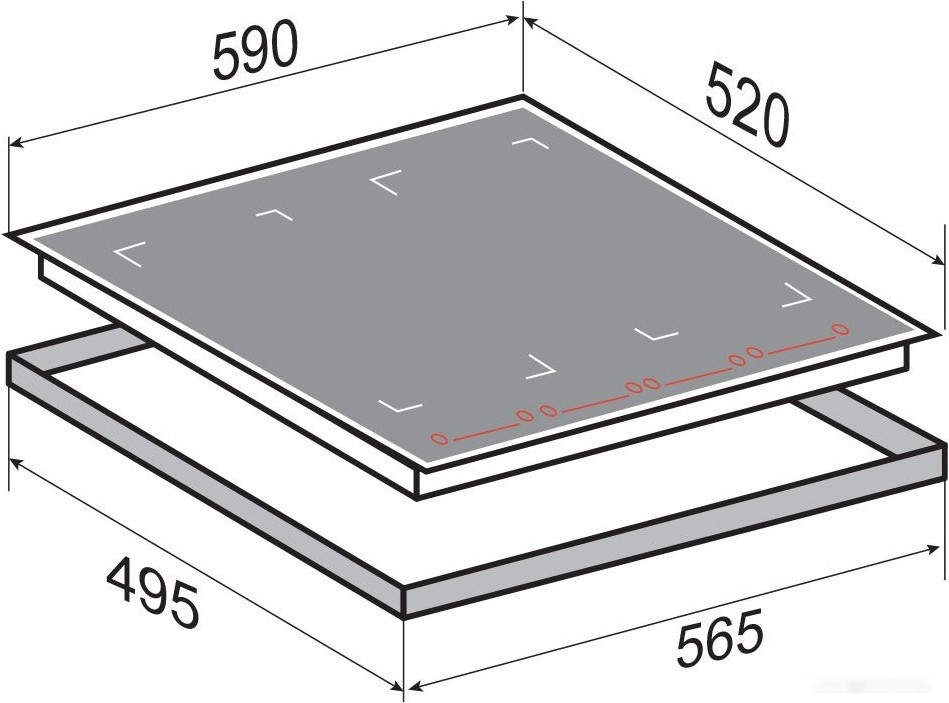Варочная панель Zigmund & Shtain CI 29.6 B Варочная панель Zigmund & Shtain CI 29.6 B