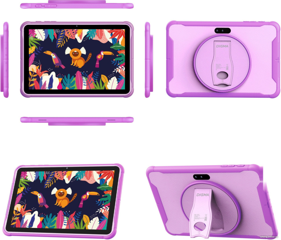 Планшет DIGMA Kids 1247C (фиолетовый)