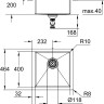 Кухонная мойка Grohe K700 45-S 46,4/46,4 1.0 31578SD1