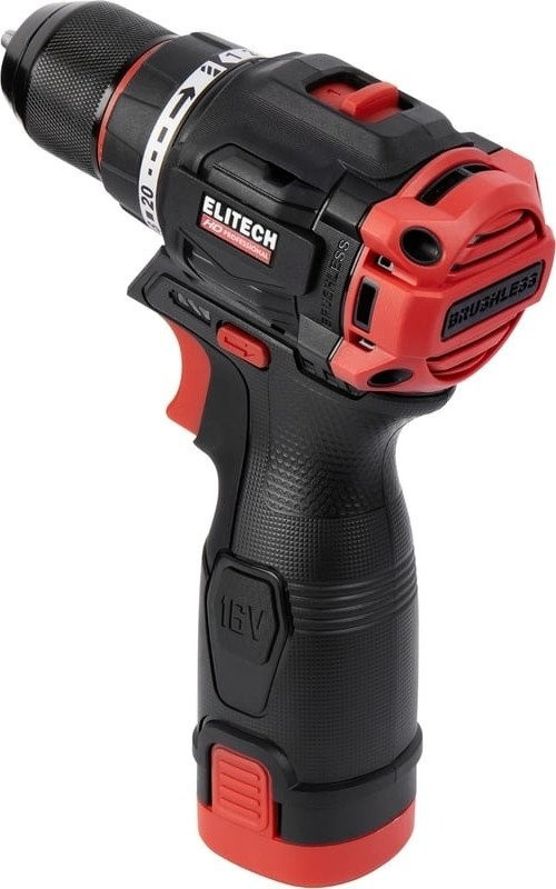 Дрель-шуруповерт Elitech HD Professional CD 16L2 E2201.039.01 HD (с 2-мя АКБ, кейс)