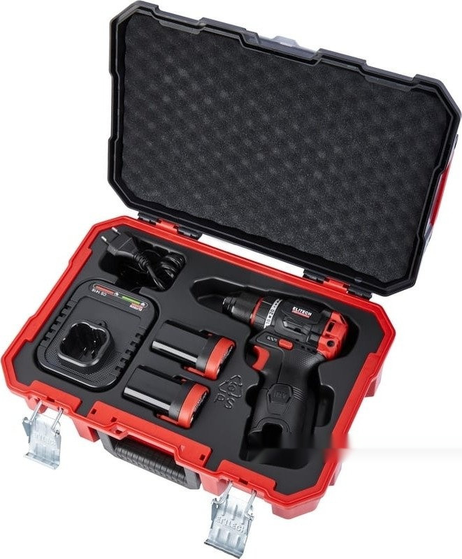Дрель-шуруповерт Elitech HD Professional CD 16L2 E2201.039.01 HD (с 2-мя АКБ, кейс)