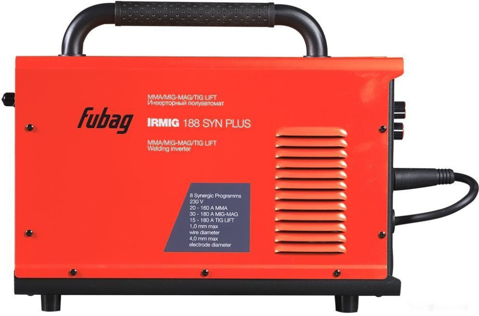Сварочный инвертор FUBAG IRMIG 188 SYN PLUS 41380.1 Сварочный инвертор FUBAG IRMIG 188 SYN PLUS 41380.1