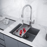 Кухонная мойка Paulmark Lumi 55UNI LU55-GRM Кухонная мойка Paulmark Lumi 55UNI LU55-GRM