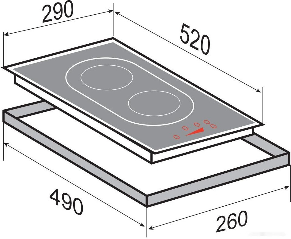 Варочная панель Zigmund & Shtain CI 29.3 B Варочная панель Zigmund & Shtain CI 29.3 B