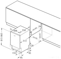 Посудомоечная машина Krona GARDA 45 BI