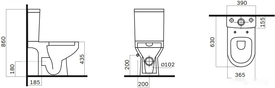 Унитаз Am.Pm Spirit FlashClean C708600WH