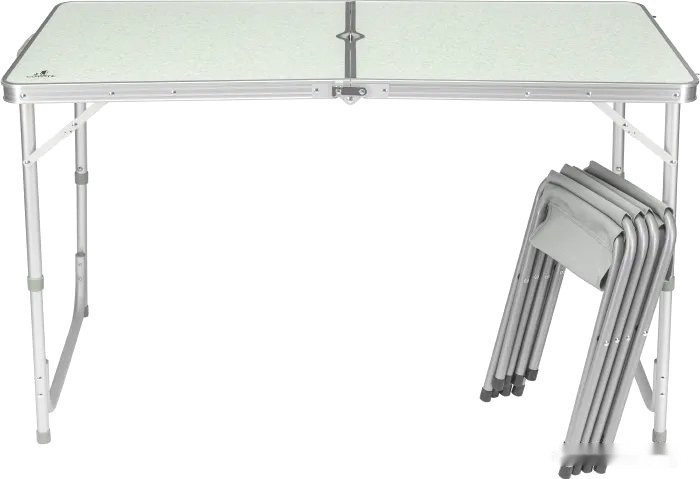 Стол со стульями Coyote HKTB-1002 (серый) Стол со стульями Coyote HKTB-1002 (серый)