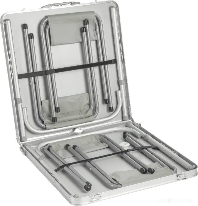 Стол со стульями Coyote HKTB-1002 (серый) Стол со стульями Coyote HKTB-1002 (серый)