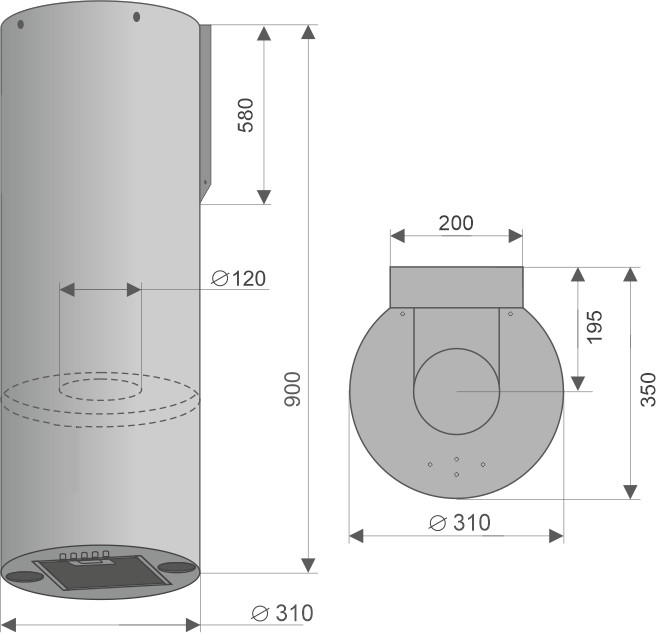 Вытяжка Konigin Beauty 31 (медный) Вытяжка Konigin Beauty 31 (медный)