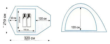 Палатка Tramp LAIR 2 Палатка Tramp LAIR 2
