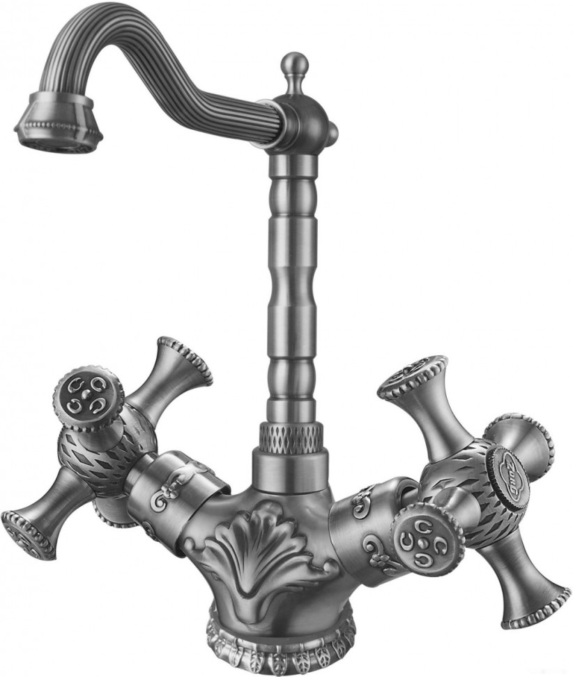 Смеситель Zorg A 7005K-SL (античное серебро)