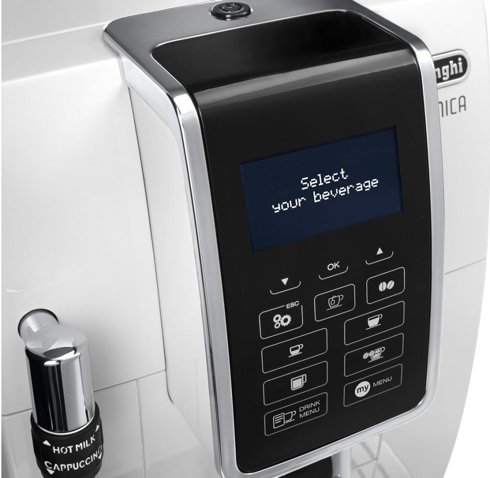 Эспрессо кофемашина Delonghi DINAMICA ECAM 350.35.W Эспрессо кофемашина Delonghi DINAMICA ECAM 350.35.W