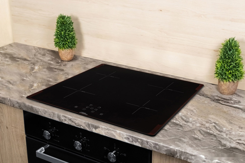 Варочная панель GrandGermes HBI-60BK-BX