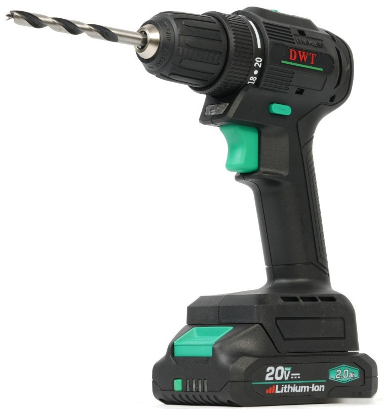 Дрель-шуруповерт DWT ABSP-20 DN-2 BMC (с 2-мя АКБ, кейс)