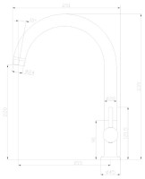 Смеситель Rossinka Silvermix X25-23U