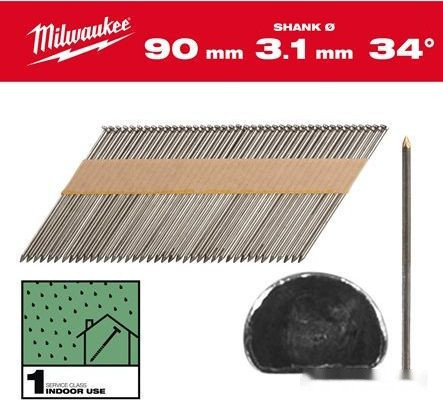 Гвозди для пистолета Milwaukee 4932492598 (2200 шт)