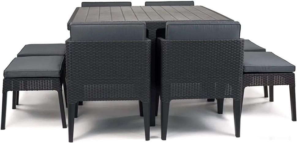 Обеденная группа Keter Columbia Dining Set 247484 (графит) Обеденная группа Keter Columbia Dining Set 247484 (графит)