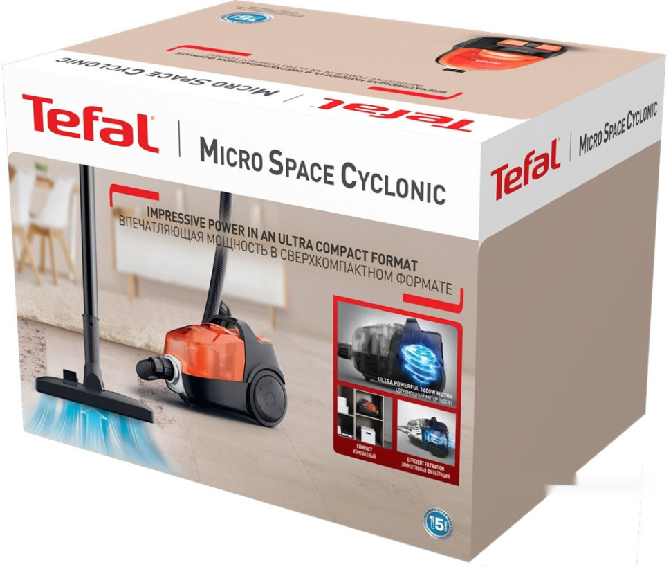 Пылесос Tefal Micro Space Cyclonic TW3235EA Пылесос Tefal Micro Space Cyclonic TW3235EA