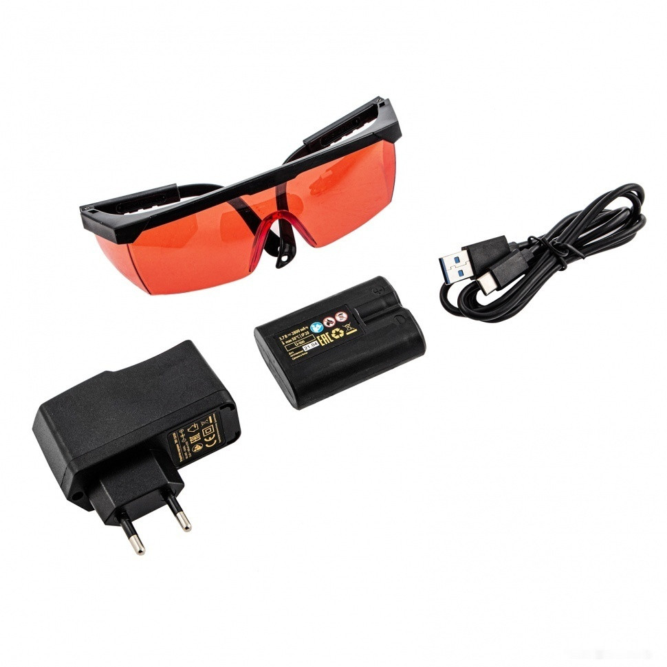 Лазерный нивелир Denzel LX 360-2 Red 35076 Лазерный нивелир Denzel LX 360-2 Red 35076