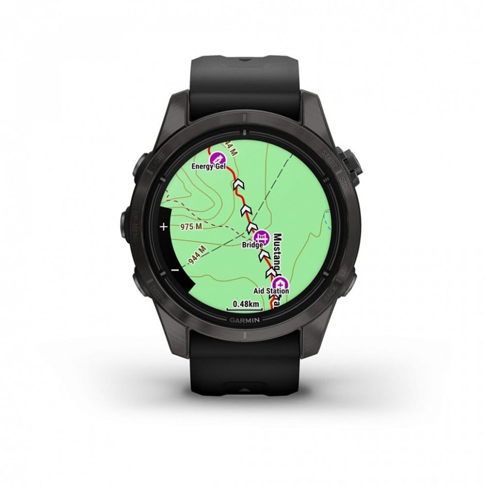 Умные часы Garmin Epix Pro Gen 2 Sapphire 42 мм (карбоново-серый титан/черный) Умные часы Garmin Epix Pro Gen 2 Sapphire 42 мм (карбоново-серый титан/черный)