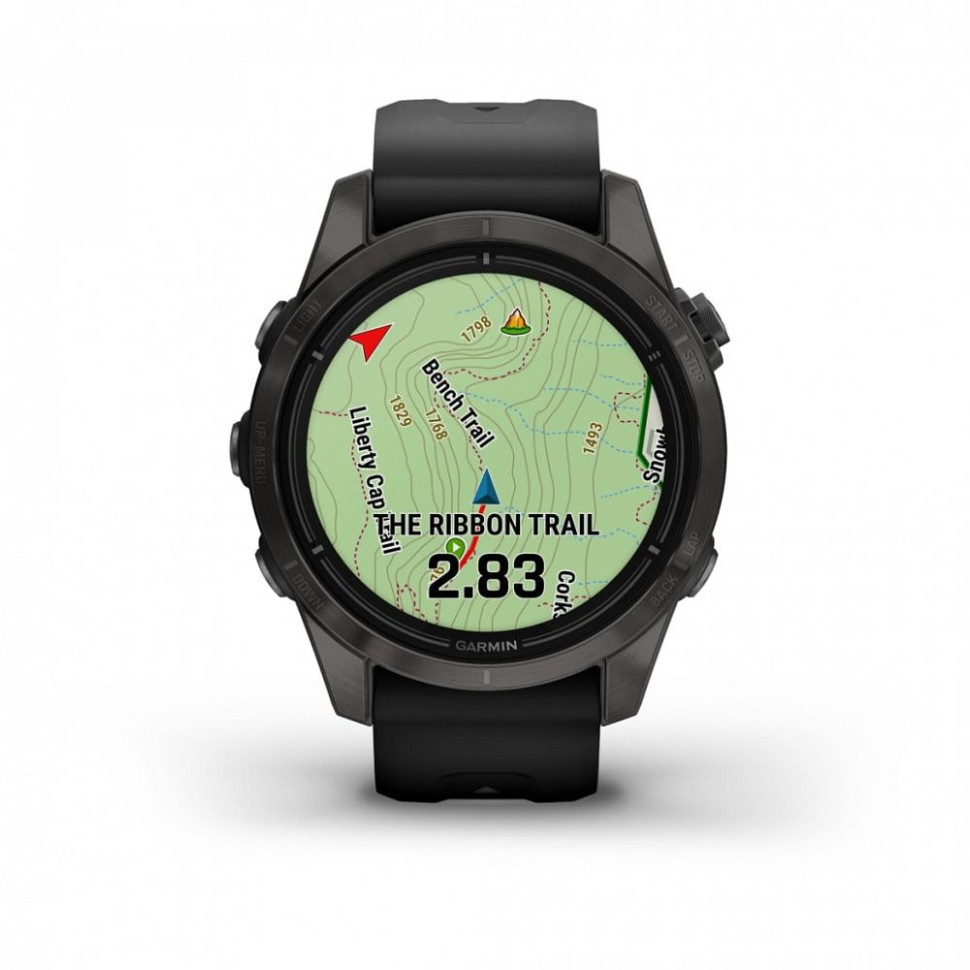 Умные часы Garmin Epix Pro Gen 2 Sapphire 42 мм (карбоново-серый титан/черный) Умные часы Garmin Epix Pro Gen 2 Sapphire 42 мм (карбоново-серый титан/черный)
