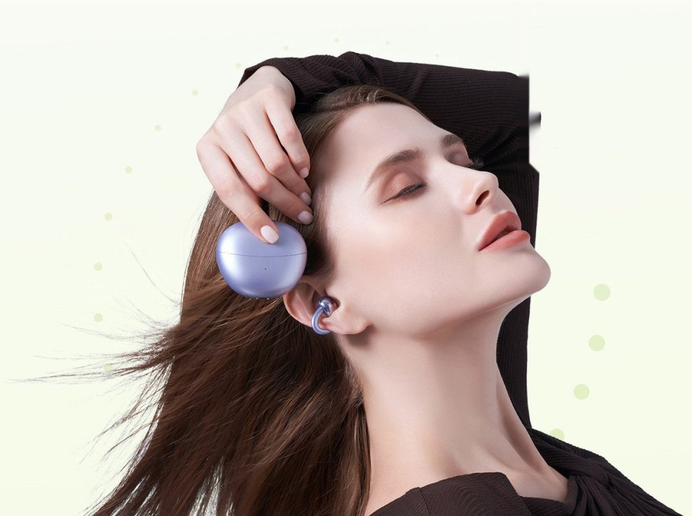 Наушники Honor Choice Earbuds Clip (сиреневый, международная версия)