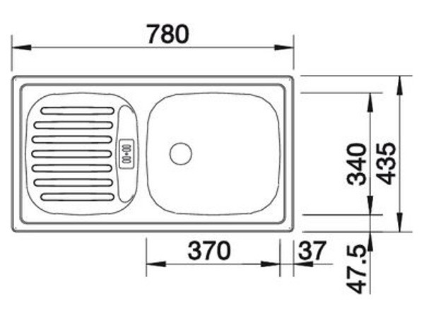 Кухонная мойка Blanco Flex Mini декор
