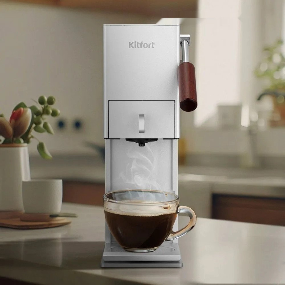 Капсульная кофеварка Kitfort KT-7497 Капсульная кофеварка Kitfort KT-7497