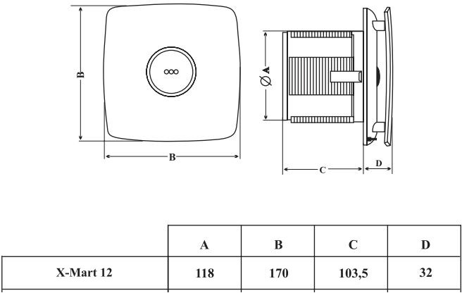 CATA X-MART 12 Matic CATA X-MART 12 Matic