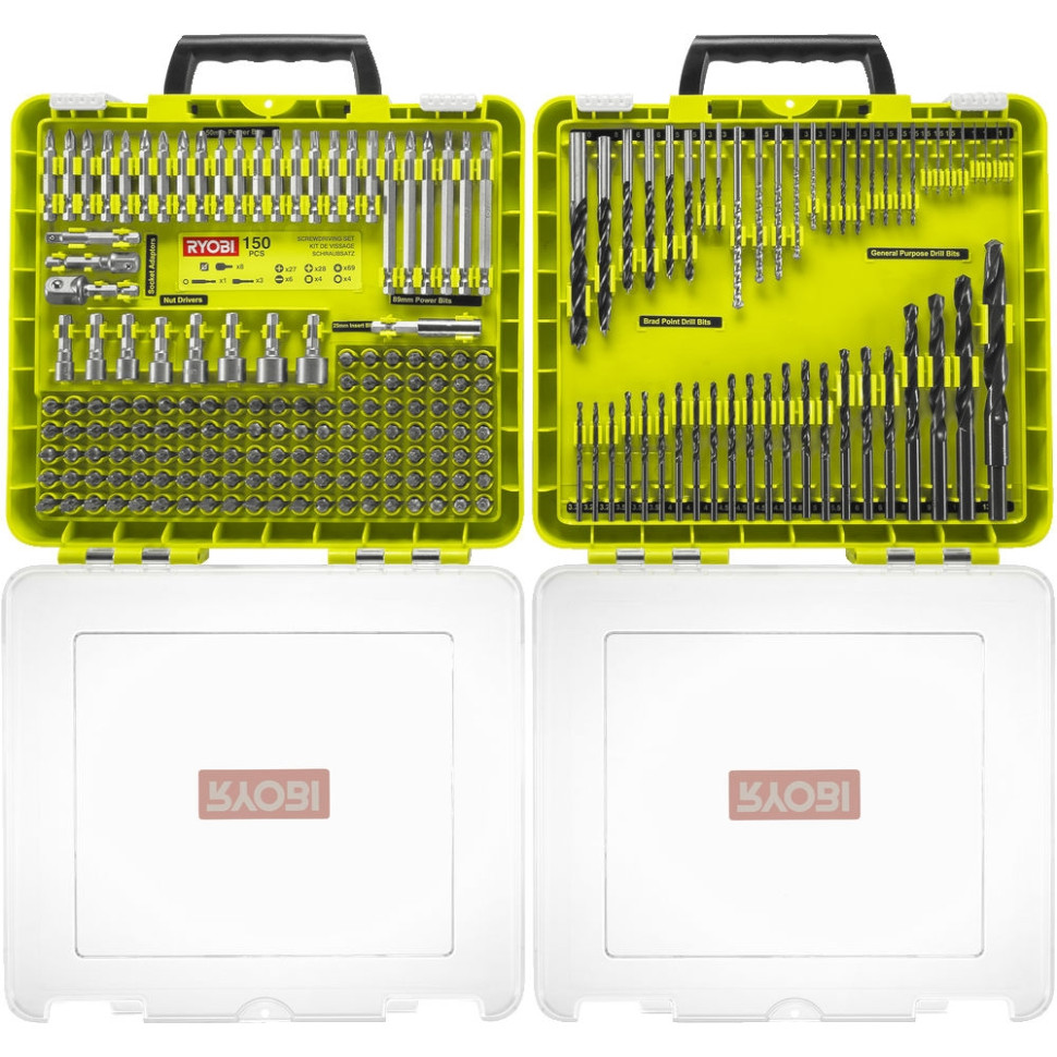 Набор оснастки Ryobi RAKDD200 (200 предметов) Набор оснастки Ryobi RAKDD200 (200 предметов)