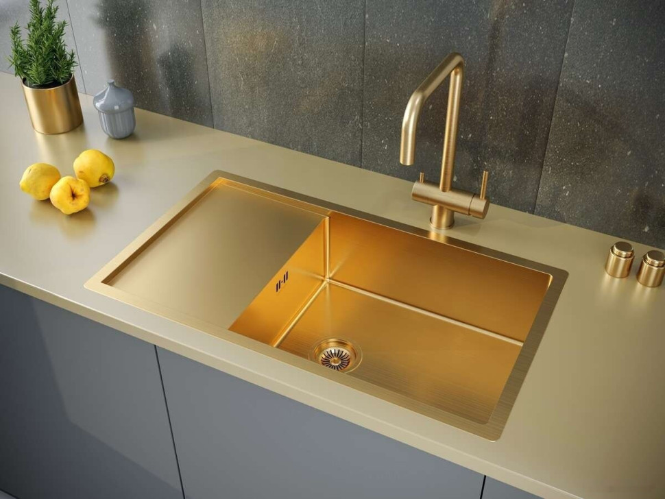 Кухонная мойка Paulmark VAST PM217551-BG Кухонная мойка Paulmark VAST PM217551-BG