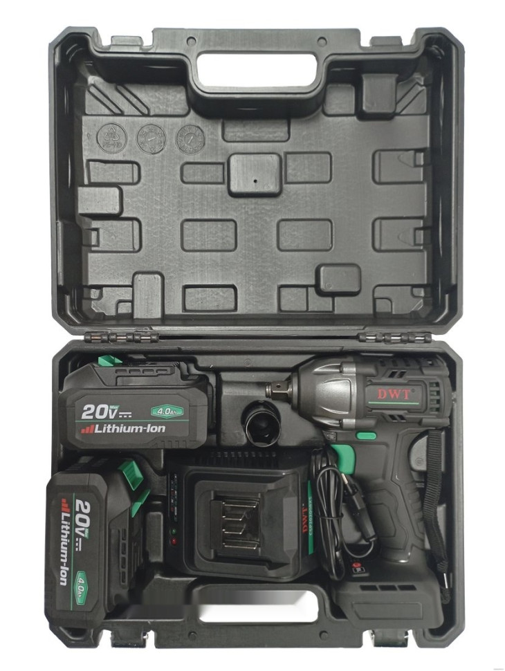 Гайковерт DWT ABWP-20 DN-4C2 BMC (с 2-мя АКБ, кейс) Гайковерт DWT ABWP-20 DN-4C2 BMC (с 2-мя АКБ, кейс)