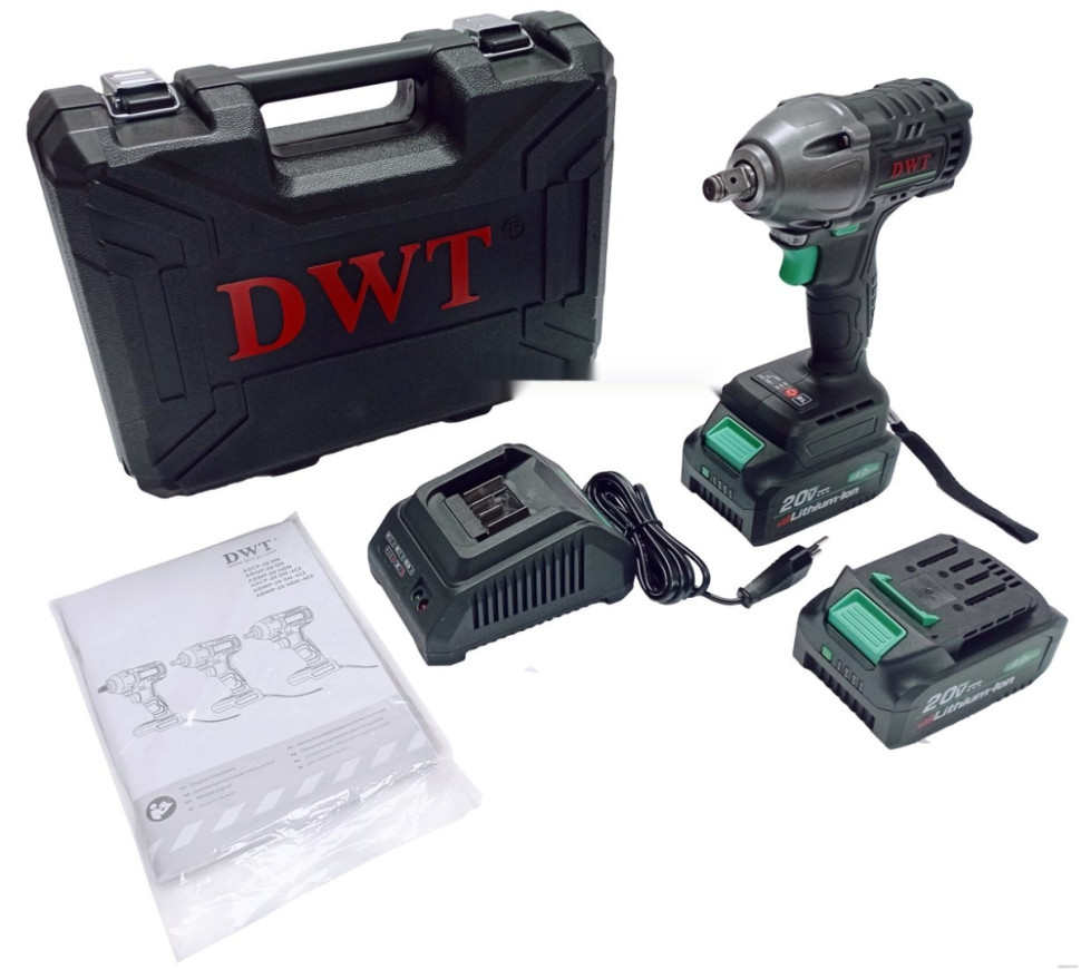 Гайковерт DWT ABWP-20 DN-4C2 BMC (с 2-мя АКБ, кейс) Гайковерт DWT ABWP-20 DN-4C2 BMC (с 2-мя АКБ, кейс)