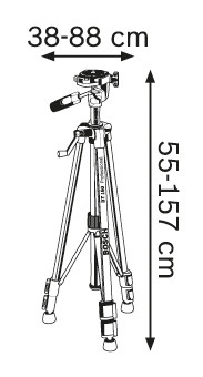 Штанга для дальномера  Bosch BT 150