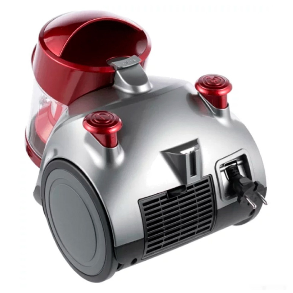 Пылесос Midea VCC35A14K (красный/серебристый)